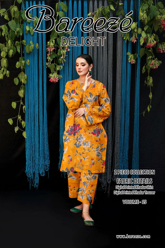 Bareeze Printed Khaddar - 2PC (Unstitched)