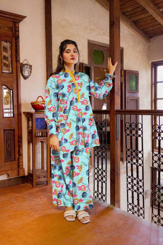 Bareeze Printed Khaddar - 2PC (Unstitched)